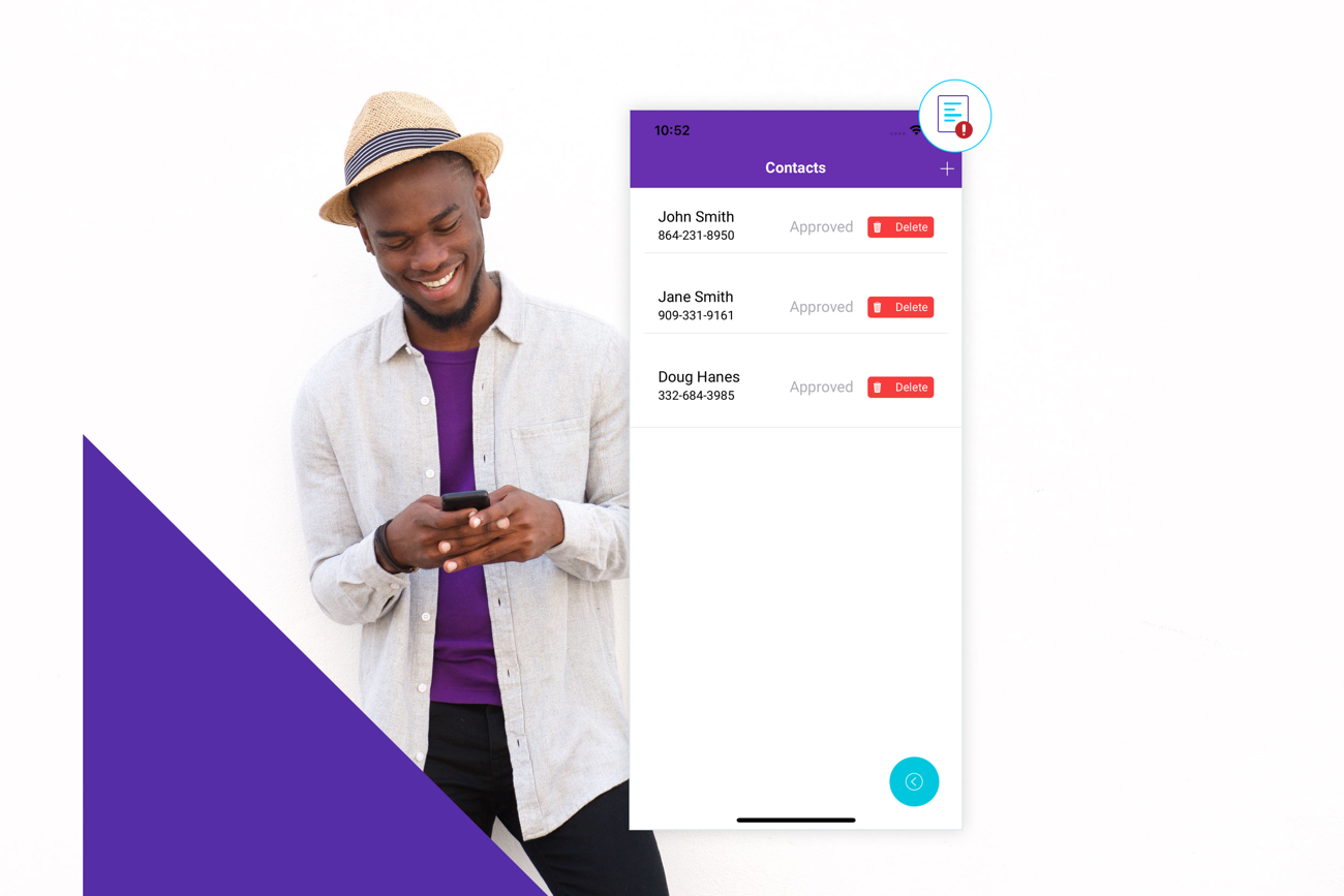 Location Lockbox Demo Screens